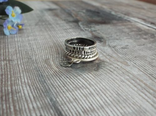 Sterling Silver Personalised Ring - Image 2