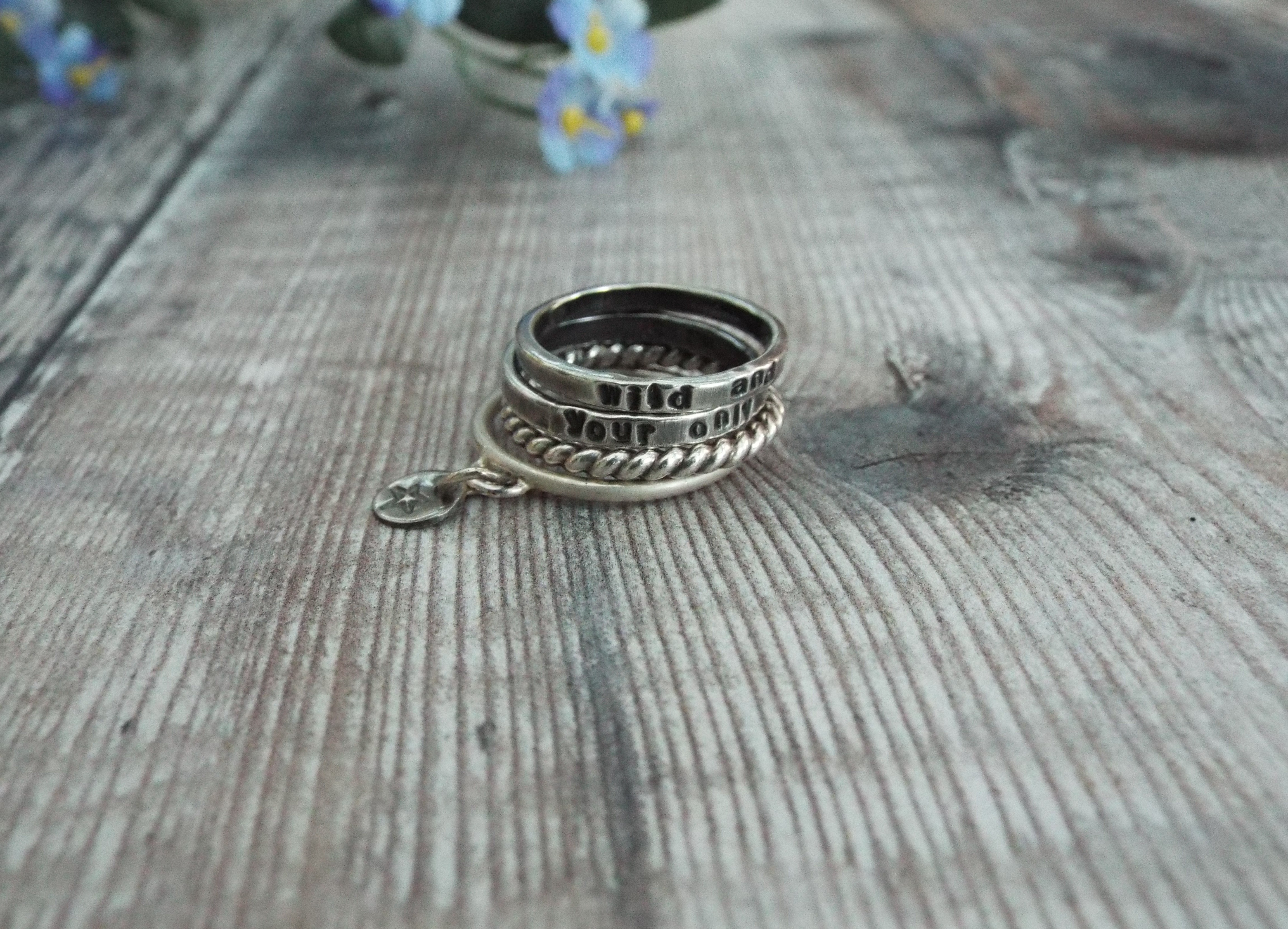 Sterling Silver Personalised Ring - Image 3
