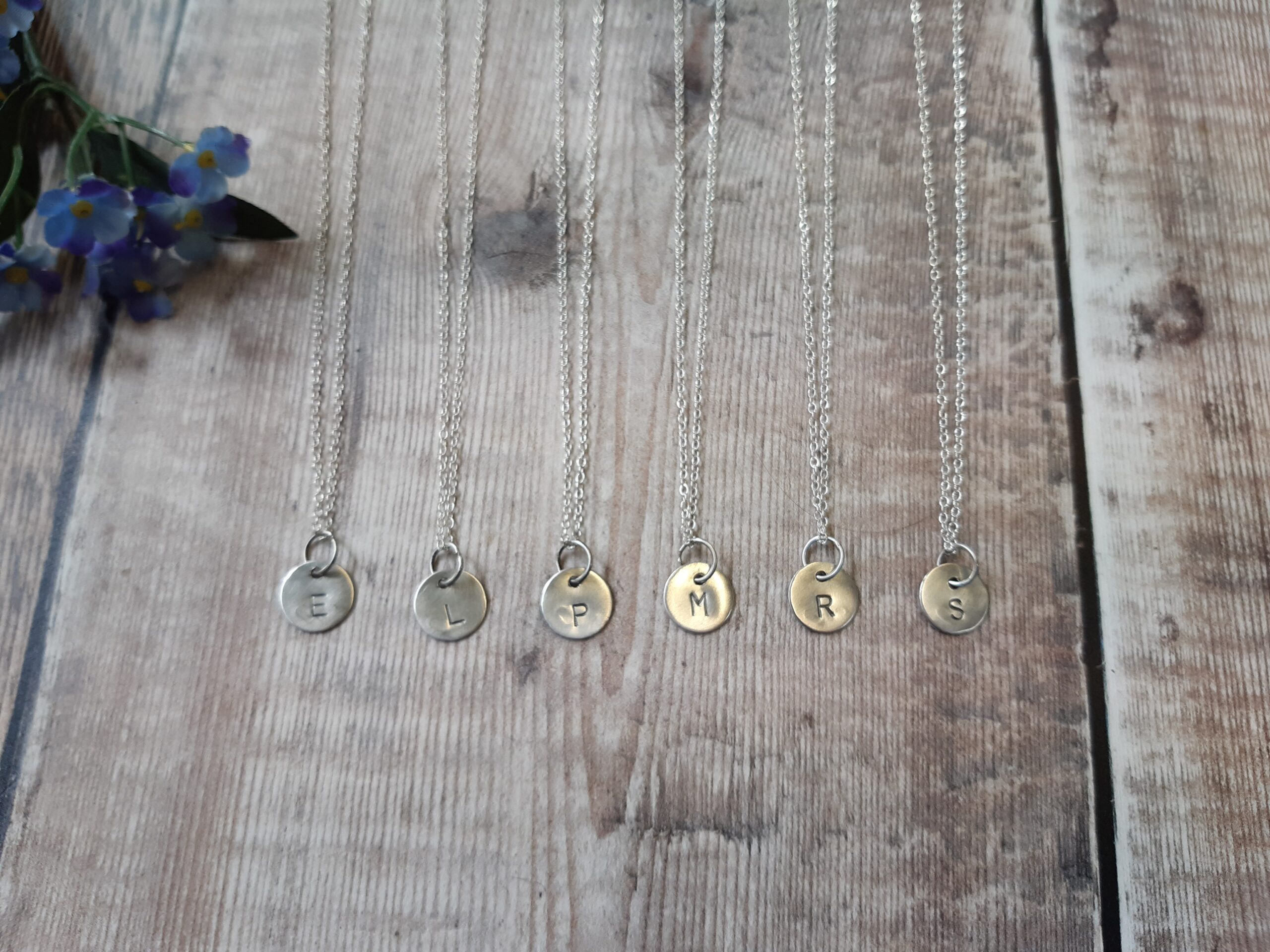 Sterling Silver Initial Necklace - Image 2