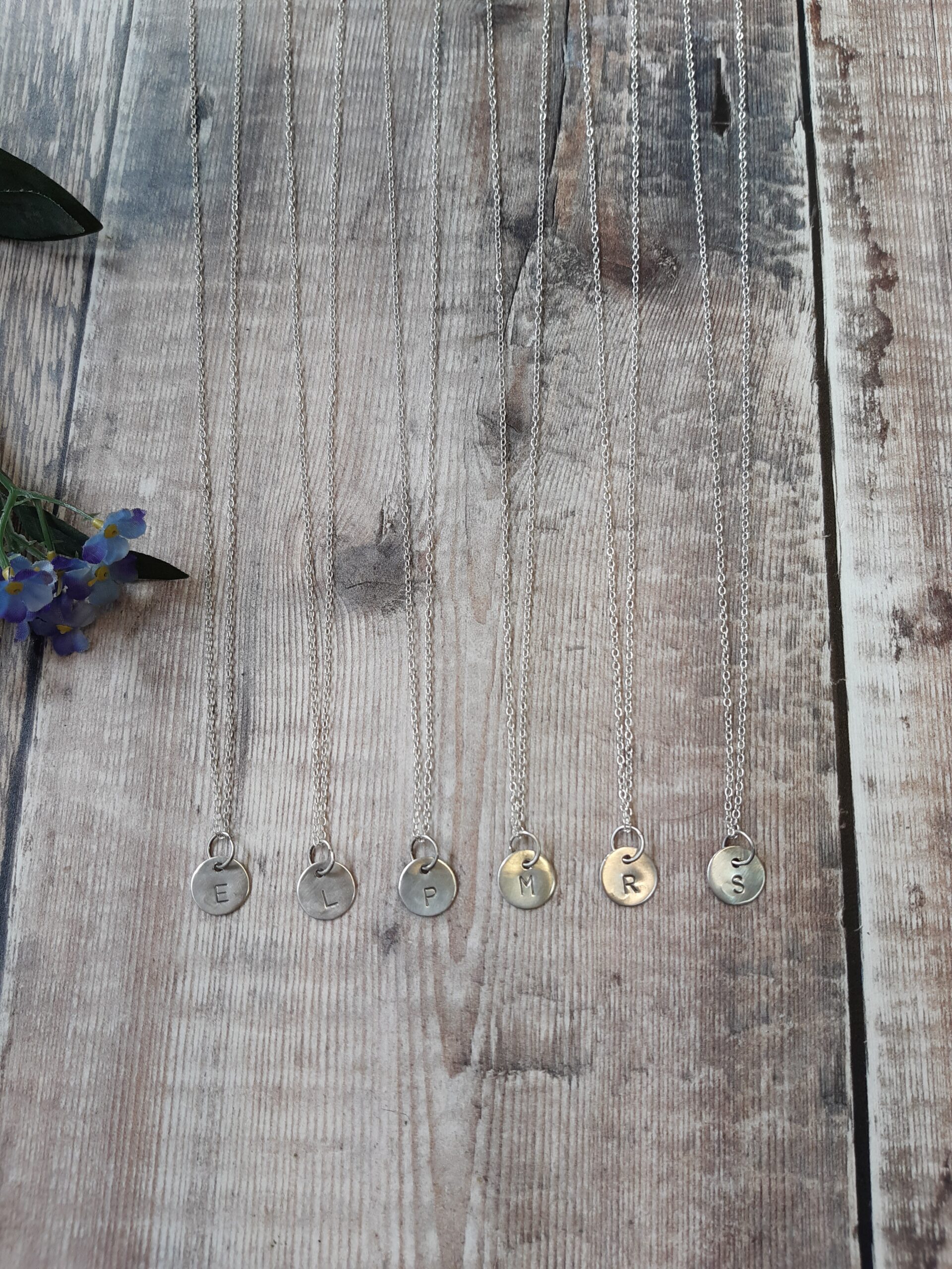 Sterling Silver Initial Necklace - Image 3