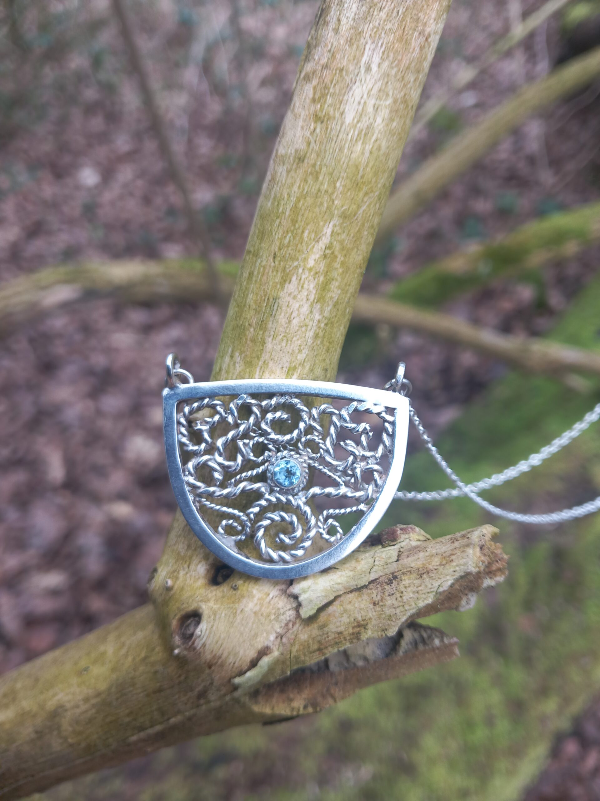 Sterling Silver Filigree Necklace