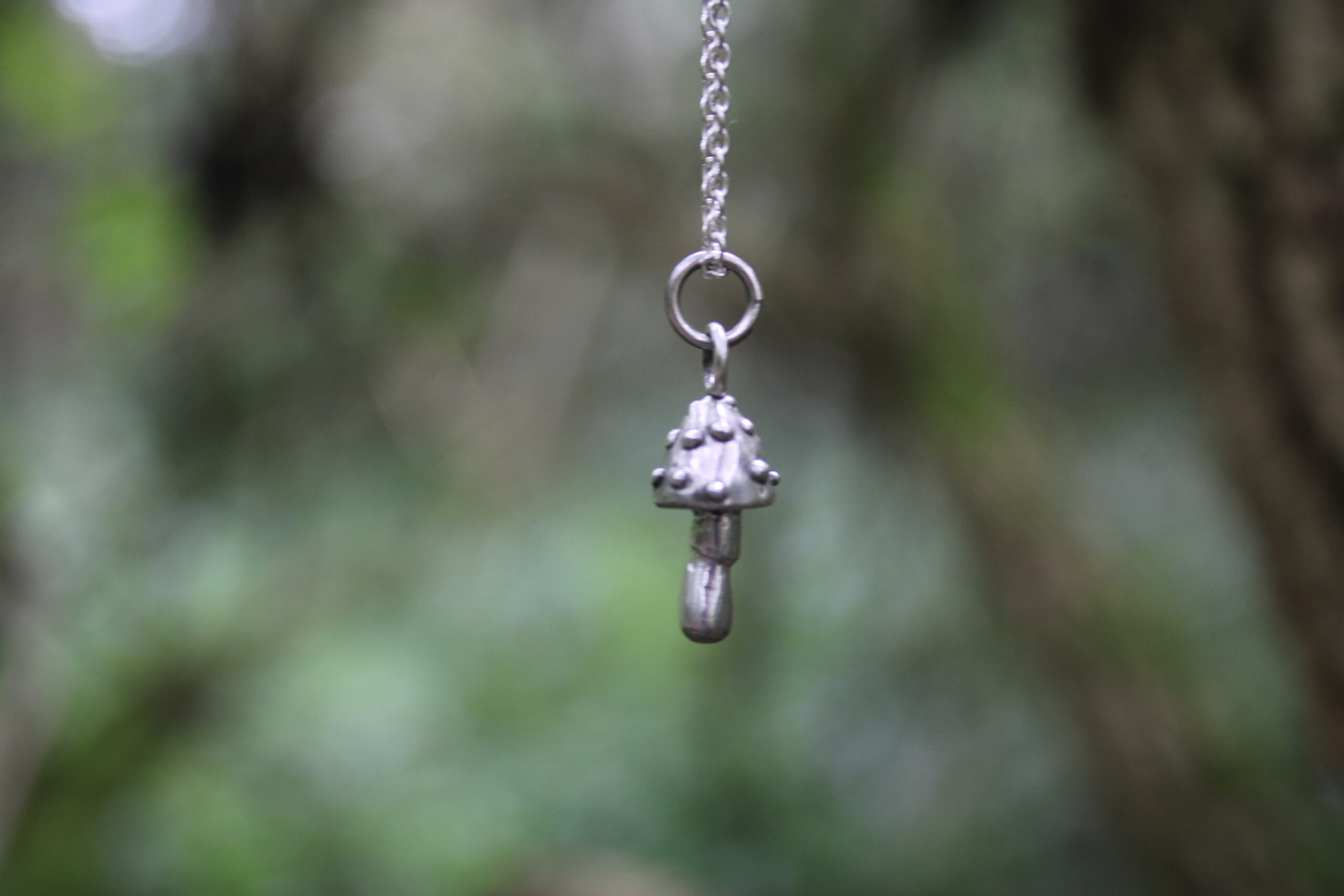Sterling Silver Fly Agaric Toadstool Necklace - Image 4