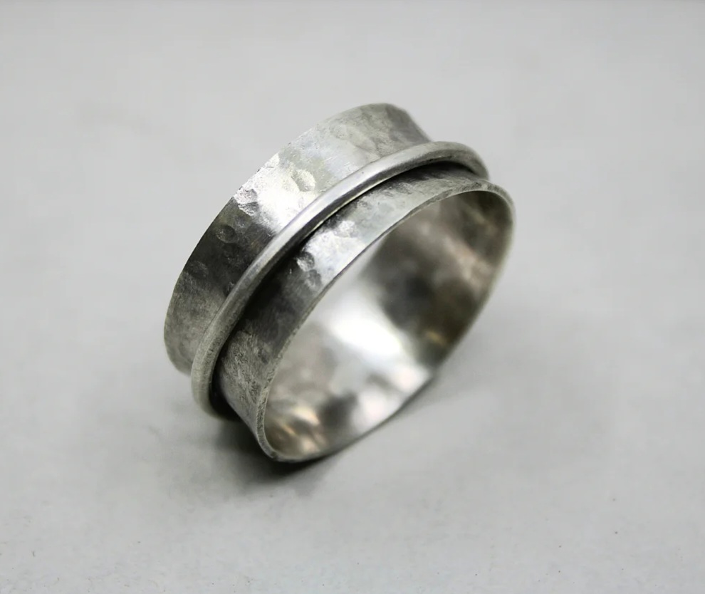 Sterling Silver Spinner Ring Class - Image 2